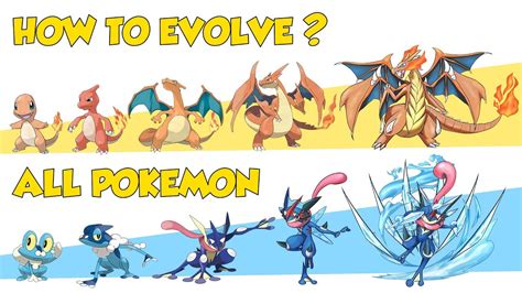 how to evolve all pokemon.